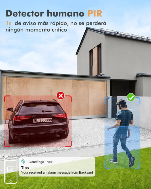 Câmera de Segurança WhiteCam®️ | 360º 4K Controle pelo Celular